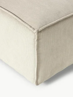 Voetenbank Lennon van corduroy^Westwing Collection Fashion