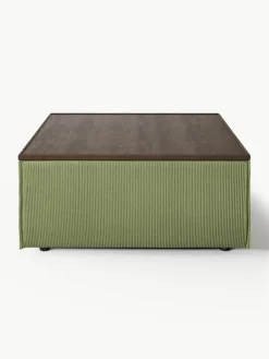 Voetenbank Lennon van corduroy met opbergruimte^Westwing Collection Best