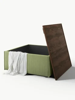 Voetenbank Lennon van corduroy met opbergruimte^Westwing Collection Best