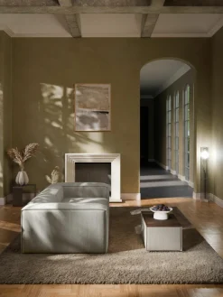 Voetenbank Lennon van corduroy met opbergruimte^Westwing Collection Online