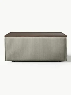 Voetenbank Lennon van corduroy met opbergruimte^Westwing Collection Online
