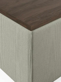 Voetenbank Lennon van corduroy met opbergruimte^Westwing Collection Online