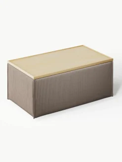 Voetenbank Lennon van corduroy met opbergruimte^Westwing Collection Outlet