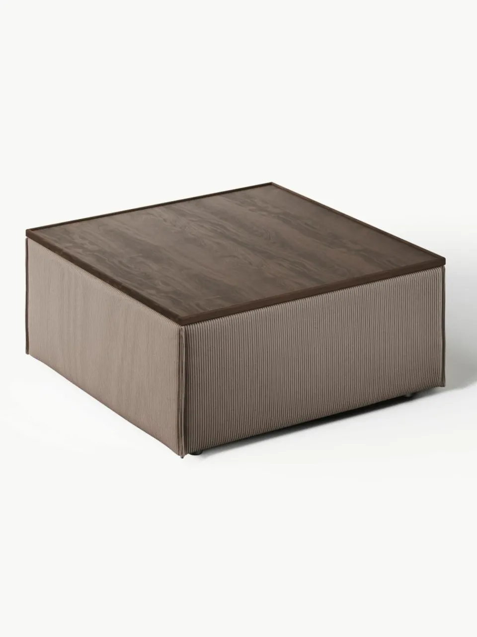 Voetenbank Lennon van corduroy met opbergruimte^Westwing Collection Discount