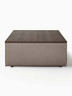 Voetenbank Lennon van corduroy met opbergruimte^Westwing Collection Discount