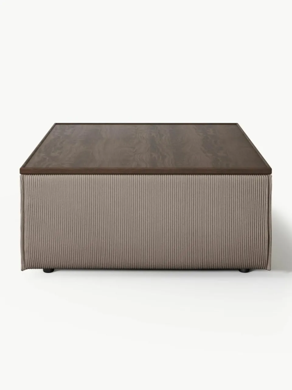 Voetenbank Lennon van corduroy met opbergruimte^Westwing Collection Discount