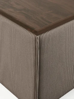 Voetenbank Lennon van corduroy met opbergruimte^Westwing Collection Discount