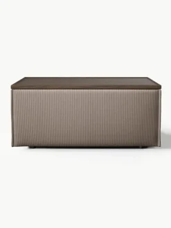 Voetenbank Lennon van corduroy met opbergruimte^Westwing Collection Hot