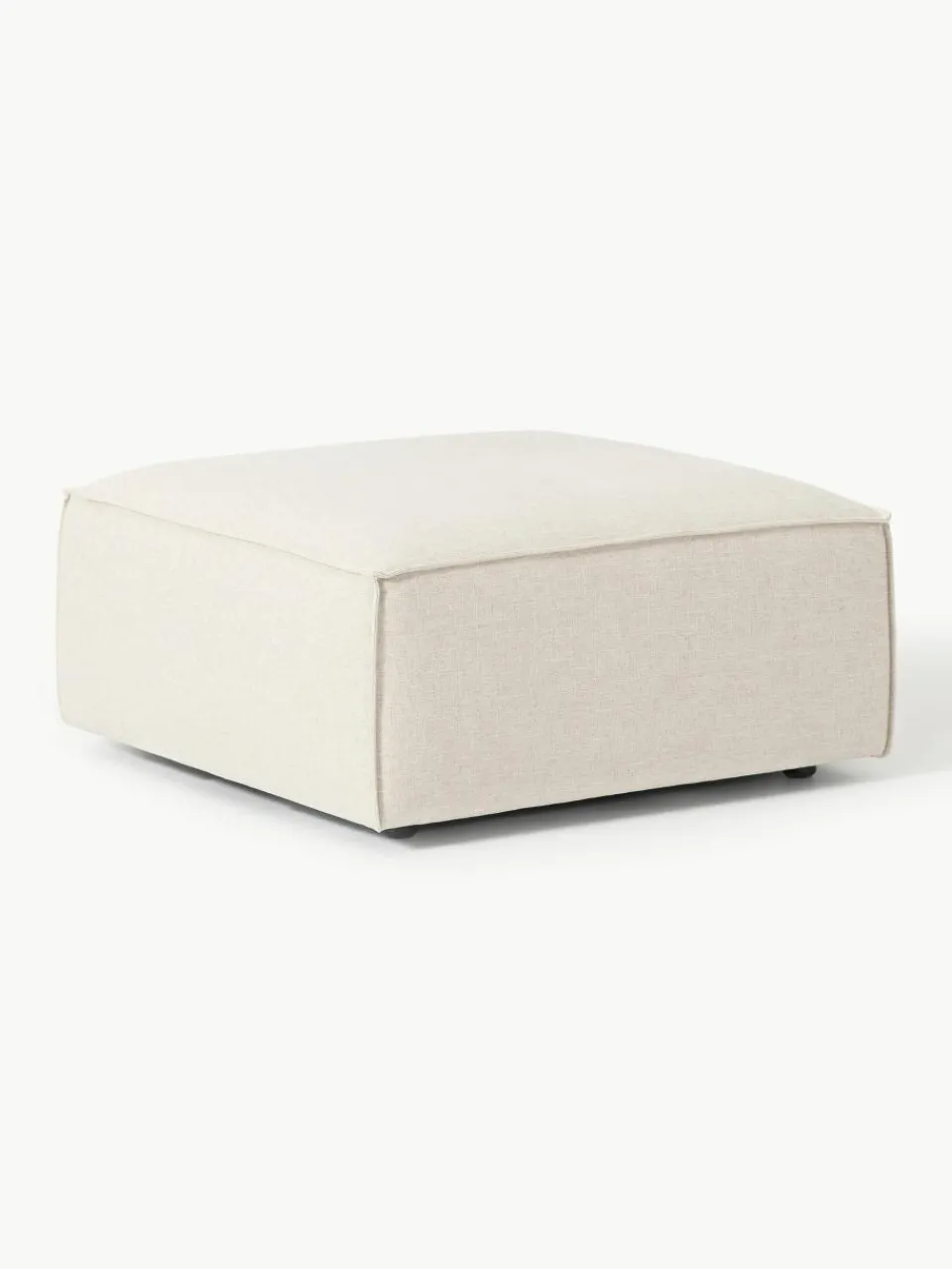 Voetenbank Lennon van linnenmix^Westwing Collection Best