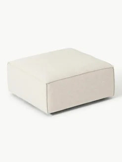Voetenbank Lennon van linnenmix^Westwing Collection Best