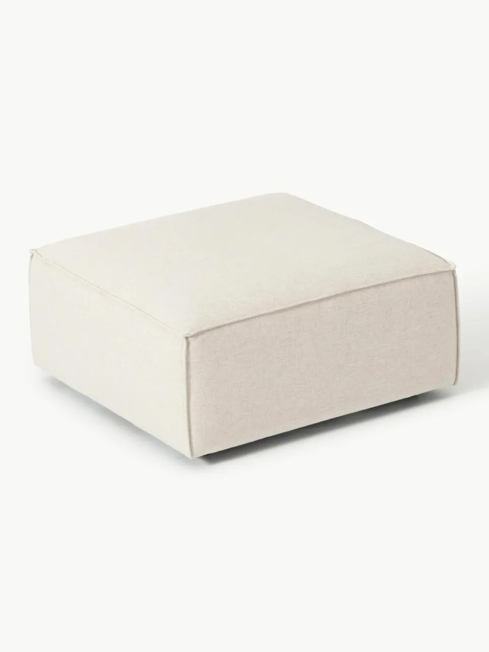 Voetenbank Lennon van linnenmix^Westwing Collection Best