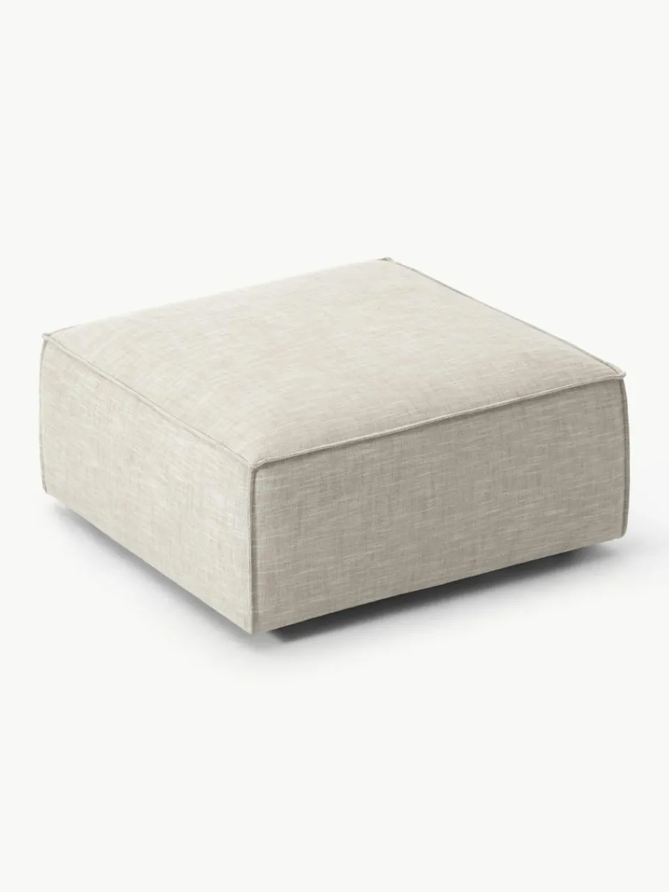 Voetenbank Lennon van linnenmix^Westwing Collection Clearance
