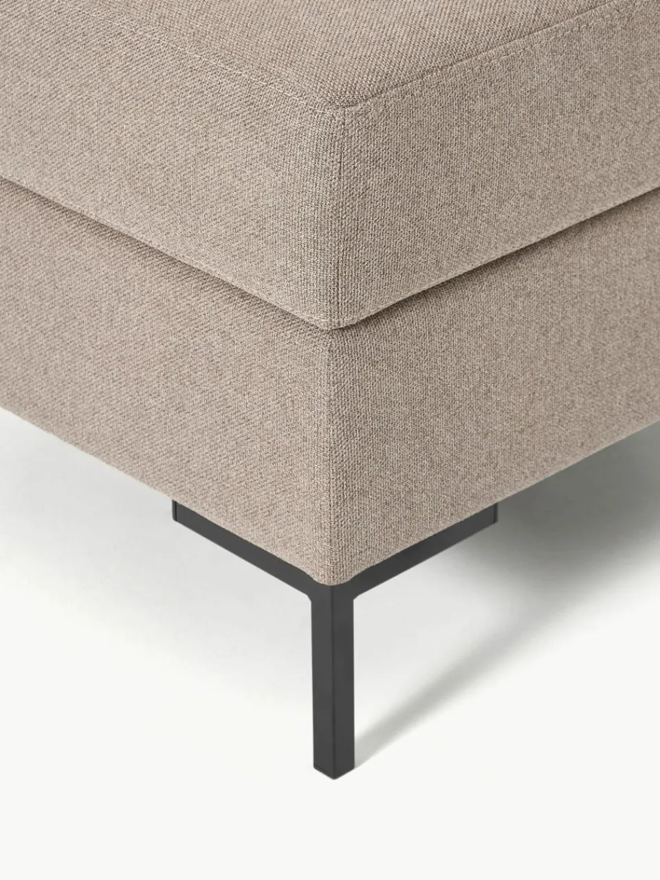Voetenbank Luna met opbergruimte^Westwing Collection New