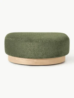 Voetenbank Natalie van teddy-bouclé^Westwing Collection Outlet
