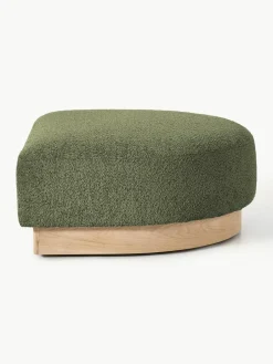 Voetenbank Natalie van teddy-bouclé^Westwing Collection Outlet