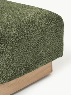 Voetenbank Natalie van teddy-bouclé^Westwing Collection Outlet