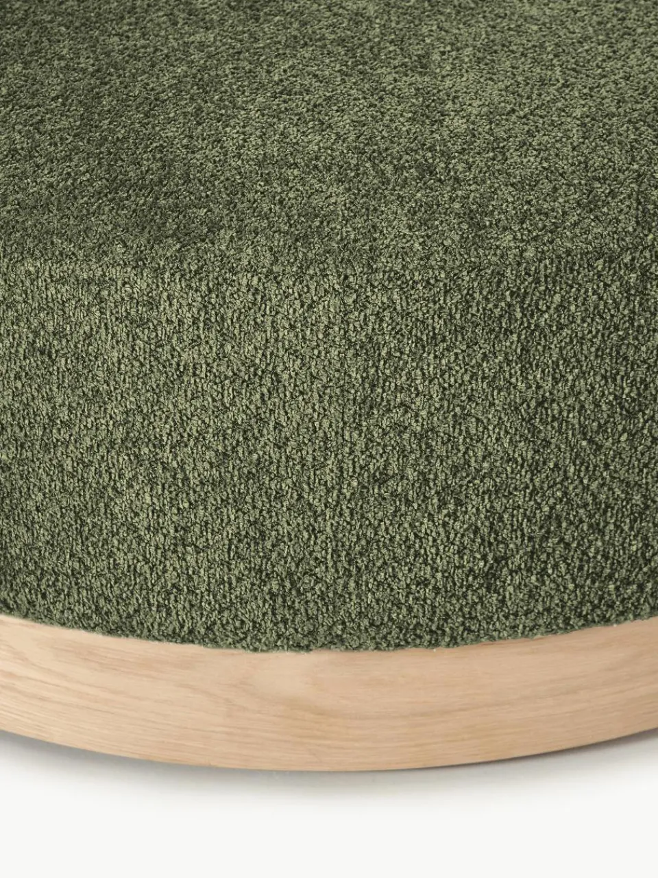 Voetenbank Natalie van teddy-bouclé^Westwing Collection Outlet