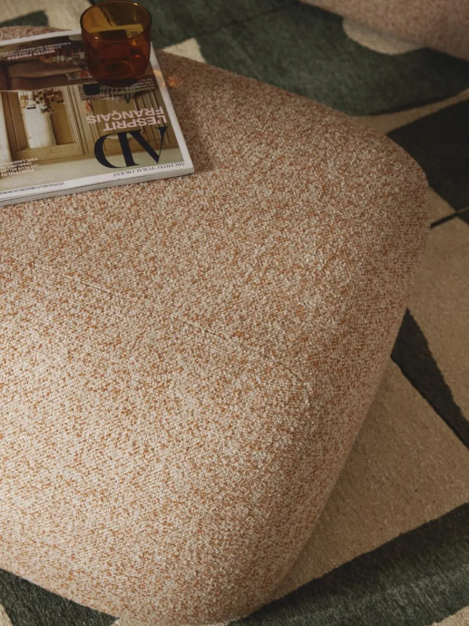Voetenbank Wolke van bouclé^Westwing Collection Discount