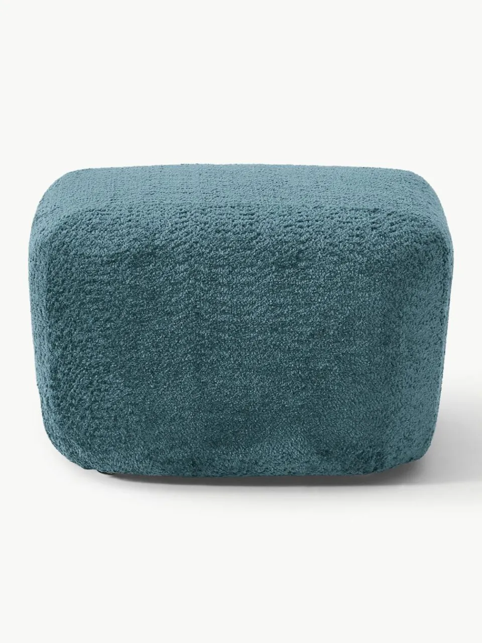 Voetenbank Wolke van teddy bouclé^Westwing Collection Best
