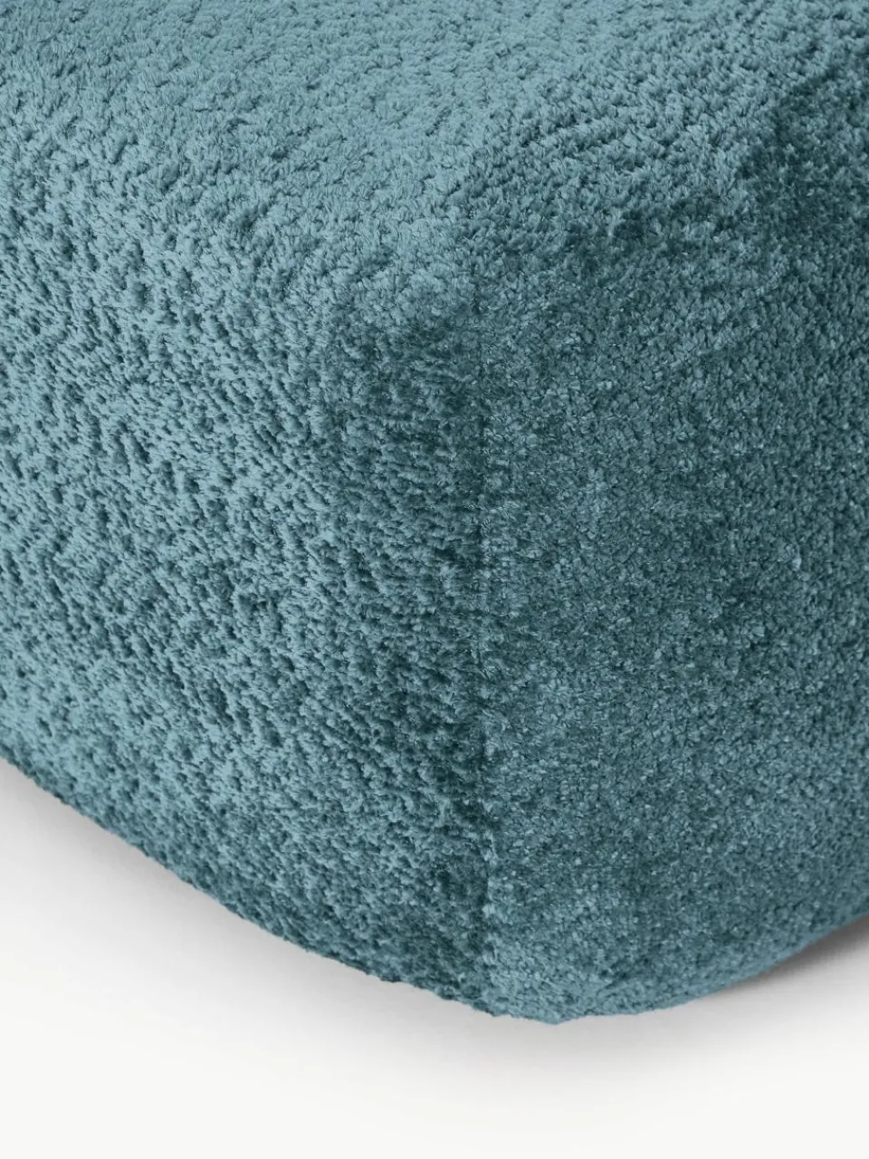 Voetenbank Wolke van teddy bouclé^Westwing Collection Best