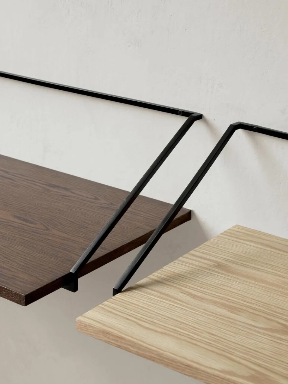 Wandbureau Rail van hout en metaal^Audo Copenhagen Clearance