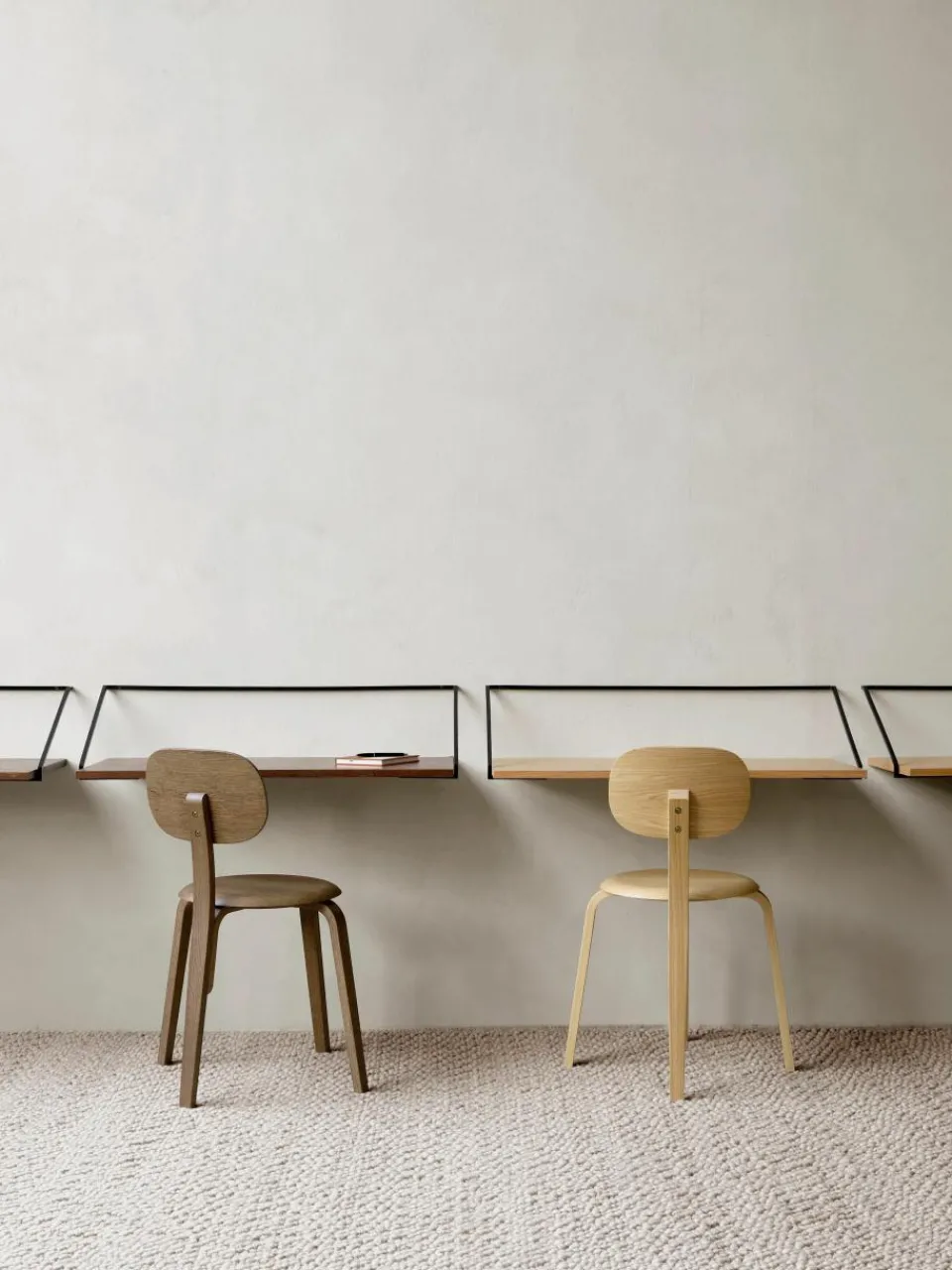 Wandbureau Rail van hout en metaal^Audo Copenhagen Clearance