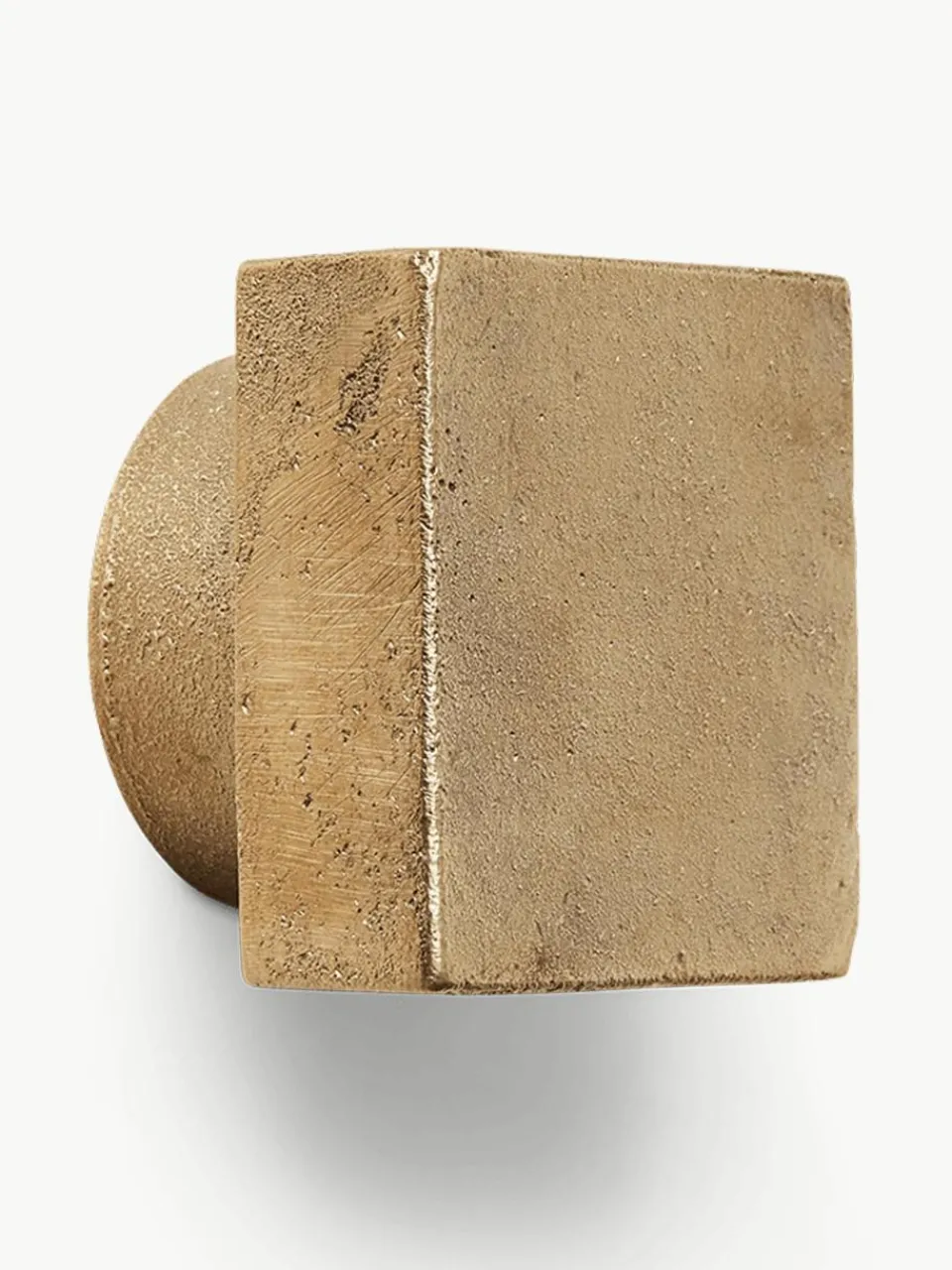 Wandhaak Square van messing met antieke afwerking^ferm LIVING Discount