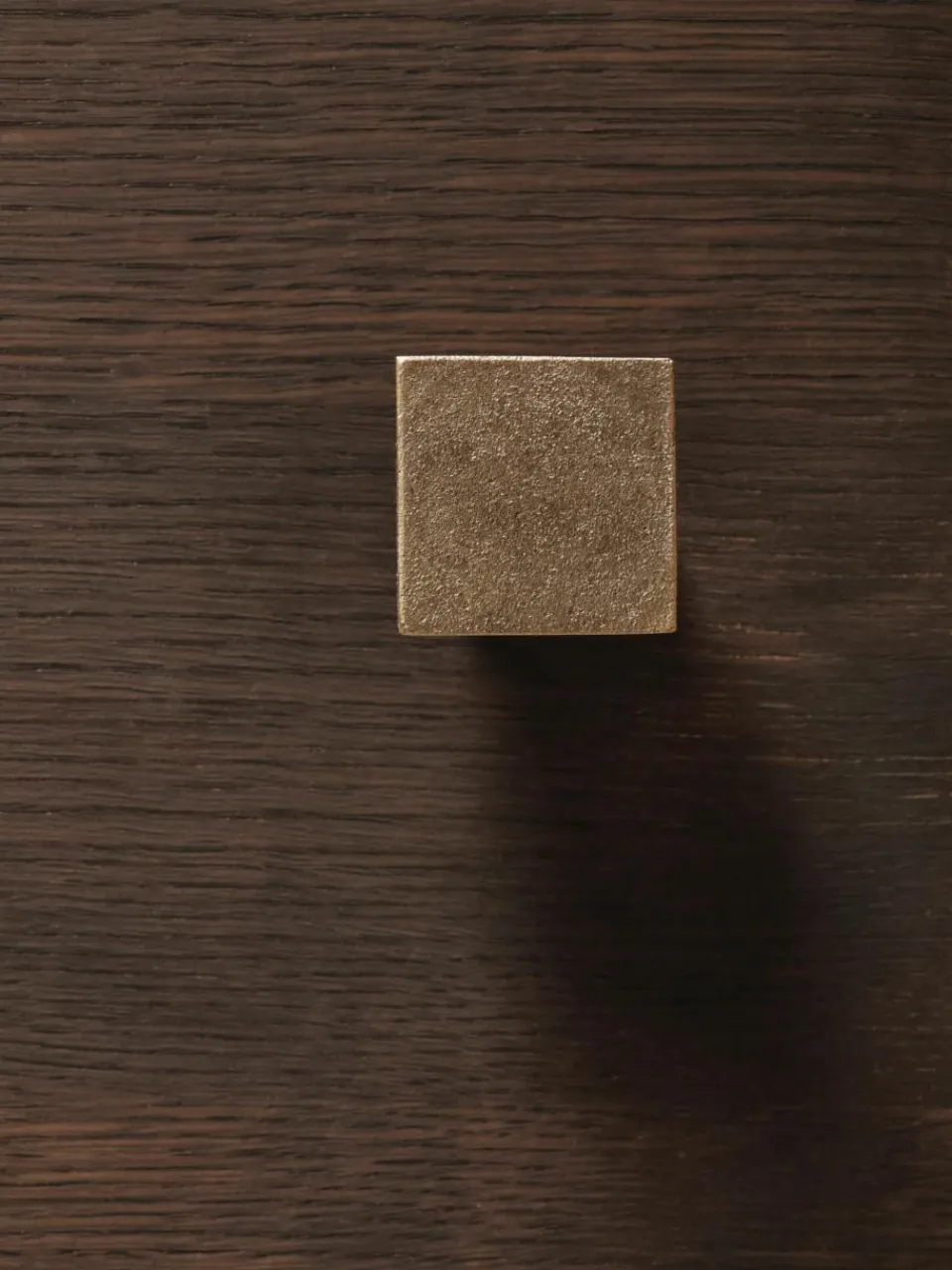 Wandhaak Square van messing met antieke afwerking^ferm LIVING Discount