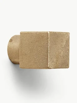 Wandhaak Square van messing met antieke afwerking^ferm LIVING Fashion