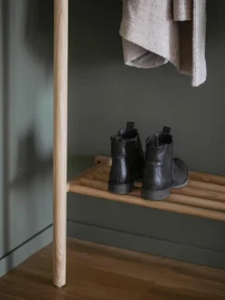 Wandkapstok Milford van eikenhout^Rowico New
