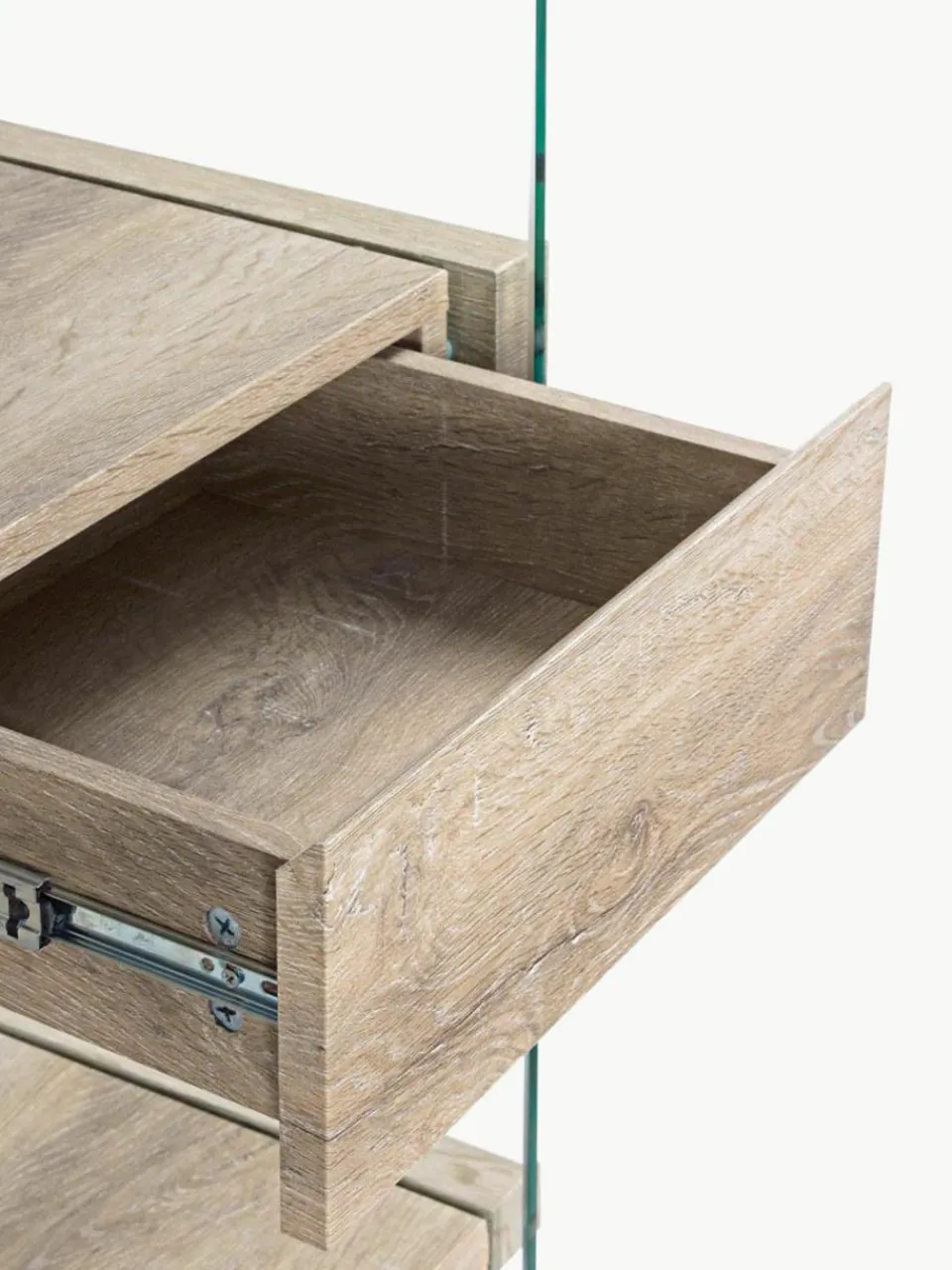Wandkast Kenya met glazen wanden en 5 planken^Bizzotto Hot