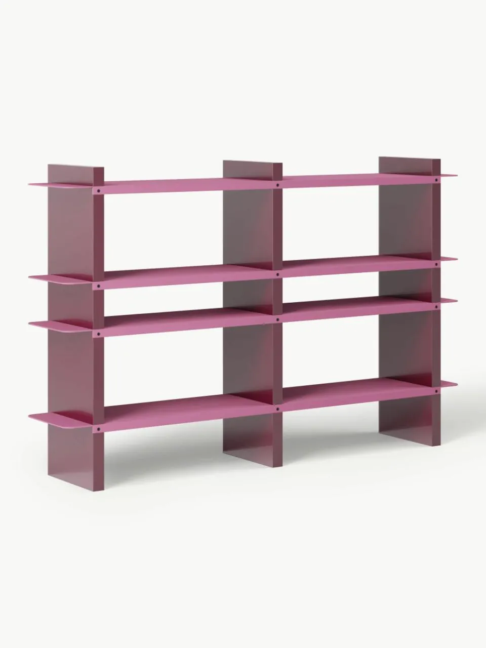 Wandkast Rami met metalen elementen^Westwing Collection Fashion