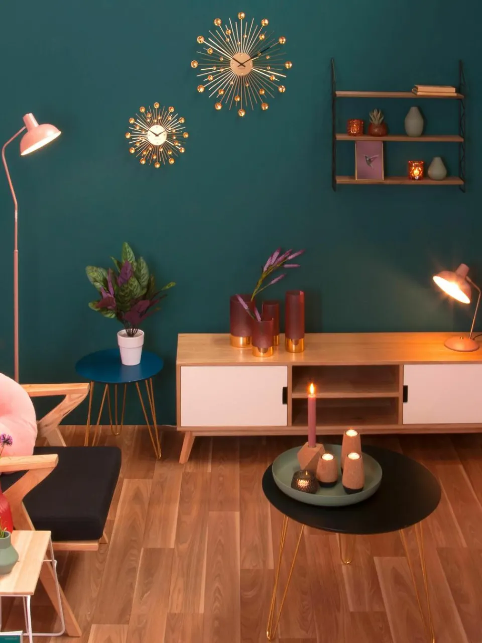 Wandklok Sunburst^Karlsson Outlet