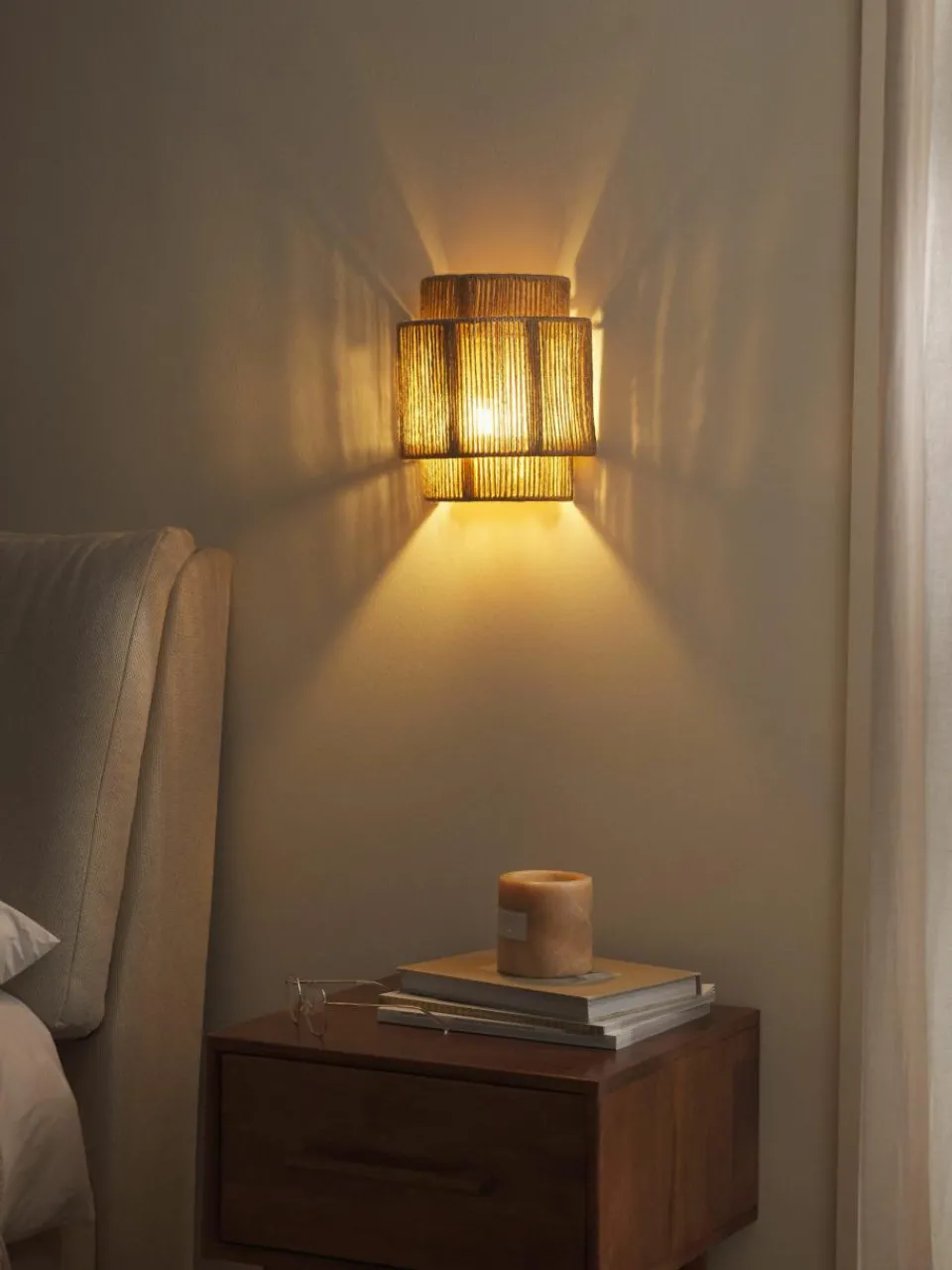 Wandlamp Cecillia van jute^Westwing Collection Discount