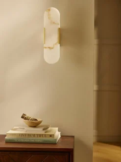 Wandlamp Galene in marmerlook^Westwing Collection Best