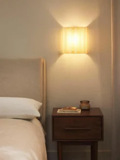 Wandlamp Lucina van linnen^Westwing Collection Online