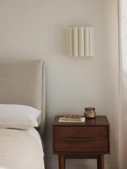 Wandlamp Lucina van linnen^Westwing Collection Online