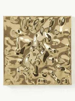 Wandobjecten Splash met een gehamerd oppervlak, 2 stuks^Westwing Collection New