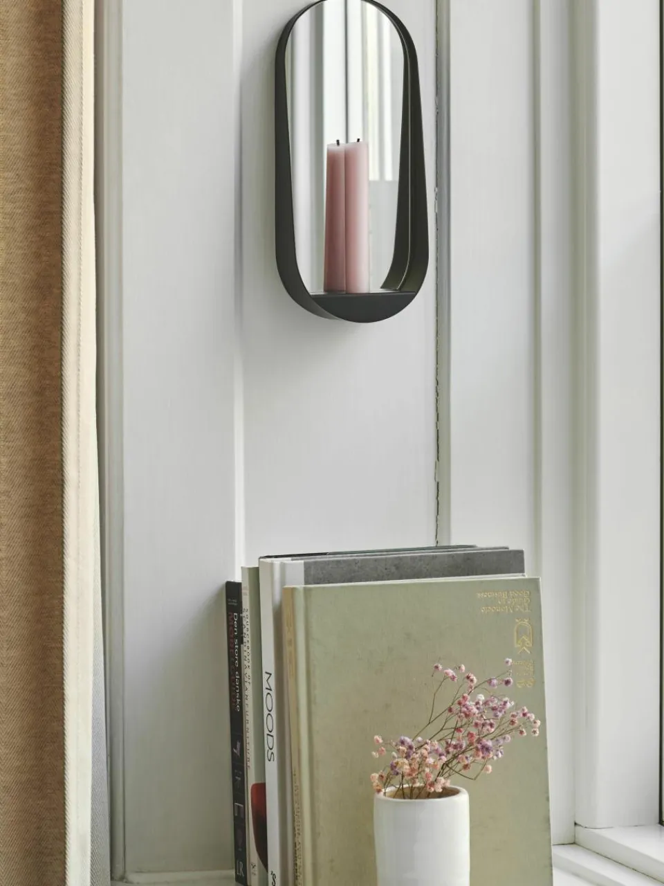 Wandspiegel Glim met kandelaar^Gejst Clearance