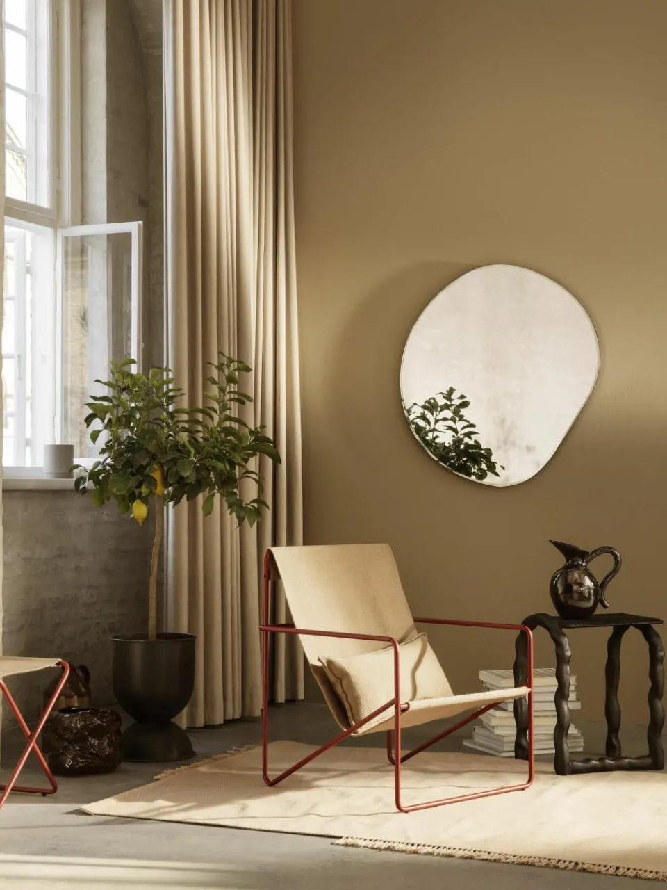 Wandspiegel Pond, in verschillende formaten^ferm LIVING Hot