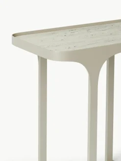 Wandtafel Bella met travertijn look^Westwing Collection Fashion