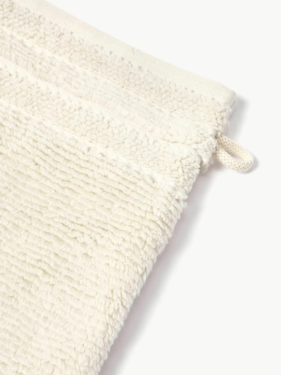 Washandjes Luxe met gestreepte rand, 2 stuks^Westwing Collection Best