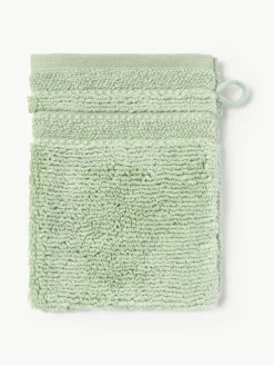 Washandjes Luxe met gestreepte rand, 2 stuks^Westwing Collection Fashion
