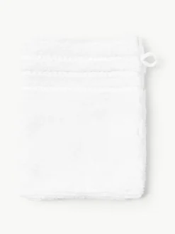 Washandjes Luxe met gestreepte rand, 2 stuks^Westwing Collection Outlet
