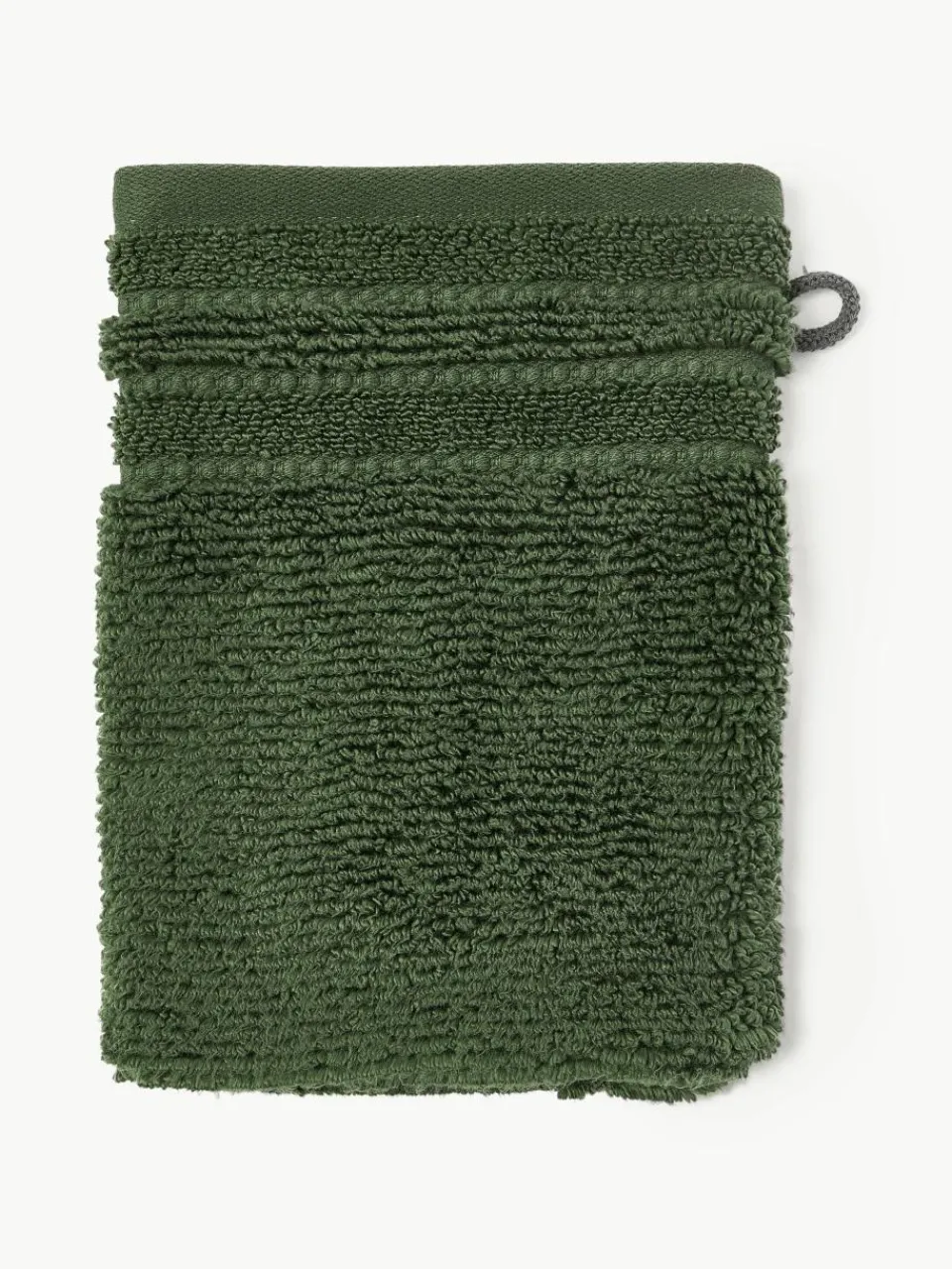 Washandjes Luxe met gestreepte rand, 2 stuks^Westwing Collection Outlet