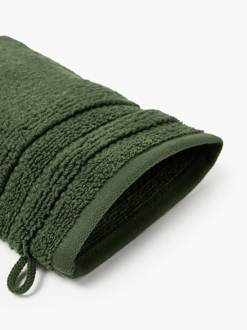Washandjes Luxe met gestreepte rand, 2 stuks^Westwing Collection Outlet