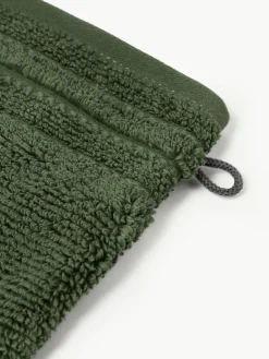 Washandjes Luxe met gestreepte rand, 2 stuks^Westwing Collection Outlet