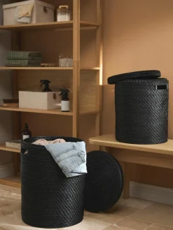 Wasmanden Lurdes met deksel, 2-delig^Westwing Collection Discount