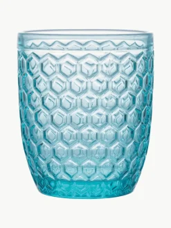 Waterglazen Bicchieri met structuurpatroon, 6-delig^Villa D'Este Home Tivoli Hot