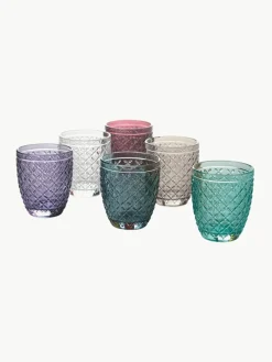 Waterglazen Castle, set van 6^Villa D'Este Home Tivoli Clearance